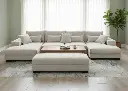 Mega Sofá Cama Chaise Longue Rinconera Kim 365cm